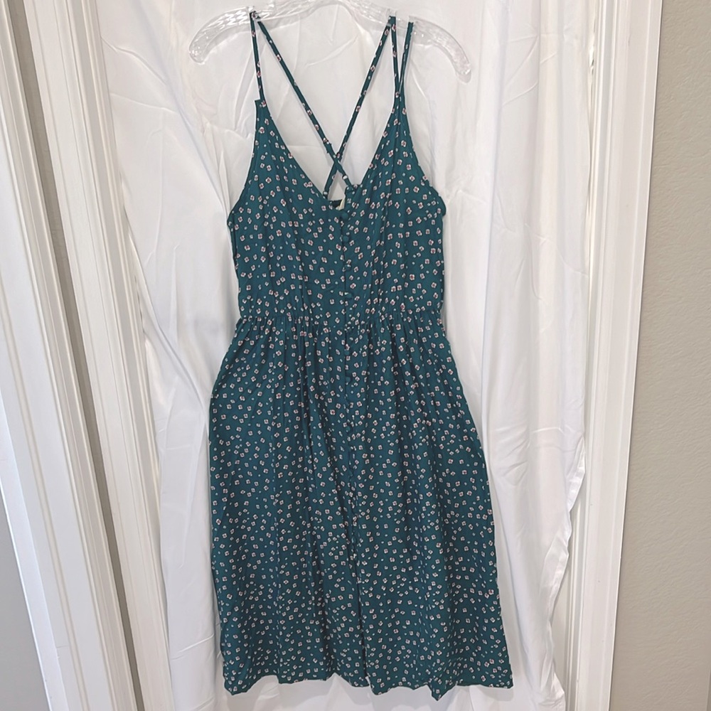 Roxy Green Sundress (never worn)